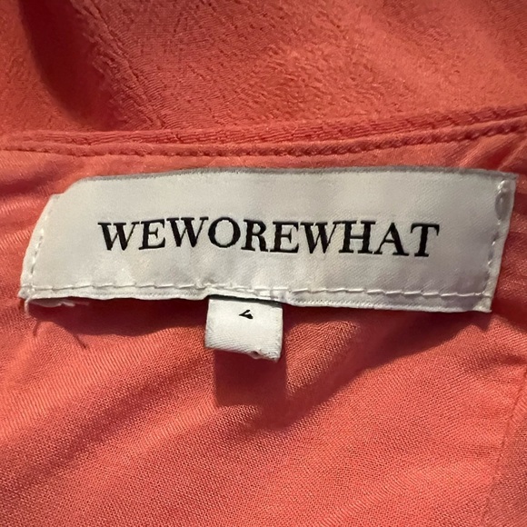 NWOT WeWoreWhat Puff Sleeve Dress - Picture 5 of 8